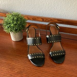 Coach Rylie Sandal Size 8 Studded Slingback